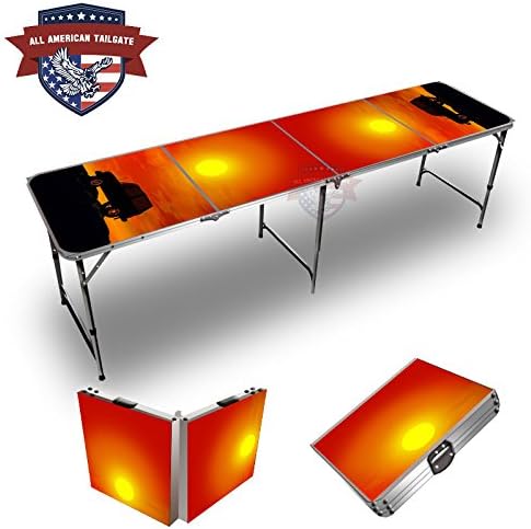 Jeep Sun Set Theme 8 Foot Folding Tailgate Table