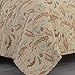 Tommy Bahama | Bahama Map Collection | Quilt Set - 100% Cotton, Reversible, Lightweight & Breathable Bedding with Matching Shams, Pre-Washed for Addess Softness, Queen, Khaki
