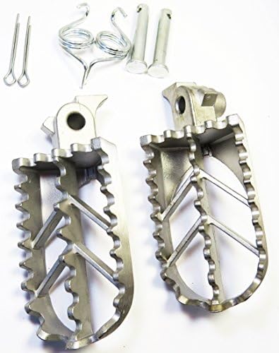 Amazon Mbk ホンダ バイク ワイド フット ペグ ステップ ペダル 左右 セット ミニモト 汎用 社外品 モンキー Crf50 Crf70 Crf100 Xr50r Tl125 等 カスタムに ステップ フットペグ 車 バイク