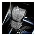 BlingSHD PU Leather Car Gear Shift Cover with Bling Rhinestones Car Accessories Case
