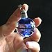 S-SO K9 Crystal 3D Eevee pokemon ball Night LED light keychain ring