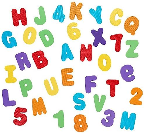Foam Alphabet Letters and Numbers - 36 Piece