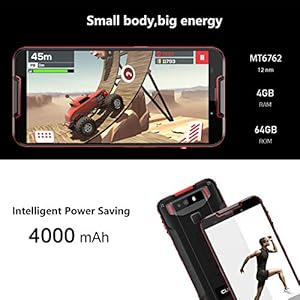 CUBOT Quest Rugged Smartphone 5.5 Pollici Corning Gorilla 5th, 4GB + 64GB, Impermeabile IP68, Android 9, Octa-Core 64… - immagine 5