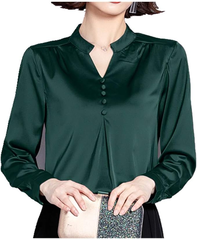 Vanessa – Elegante Satinbluse für Damen main image 0
