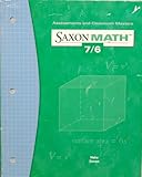 Saxon Math 7/6 Assessments and Classroom Masters, Saxon, 1591412889