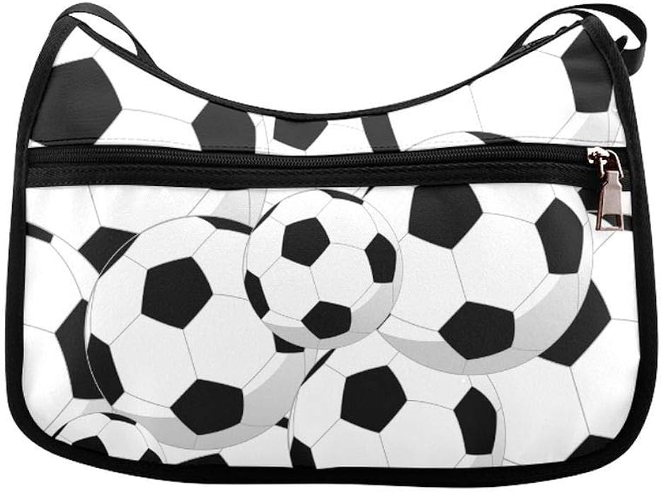 Colorful Football Soccer Sport Messenger Bag Crossbody Bag Large
