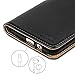 HOOMIL Case Compatible with Samsung Galaxy J7 2016, Premium Leather Flip Wallet Phone Case for Samsung Galaxy J7 LTE (2016) J710M/DS Cover - Black
