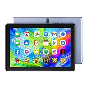 10.1 inch Android 10 Tablet, 4GB RAM & 64GB Storage (Up to 512GB), HD IPS Display, 1.5GHz Quad-Core Processor, Wi-Fi…