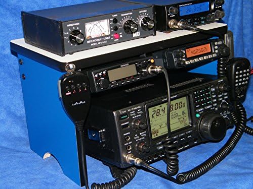 Ham Radio Bench Mount Rack Stack or Holder