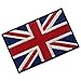 EmbTao Patches British Union Jack Embroidered England Flag UK Great Britain Hook & Loop Emblem