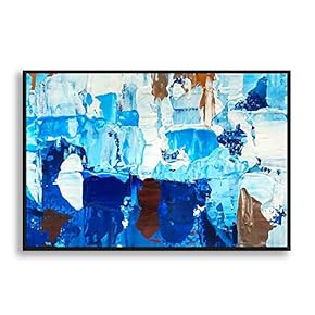 Framed Canvas Wall Art for Living Room, Bedroom Abstract Impression Canvas Prints for Home Decoration Ready to Hanging - 16x24 inches