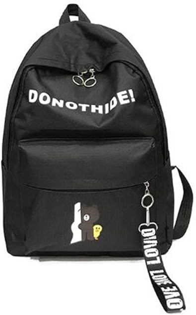 Amazon オルチャン リュックサック レディース 学生 オルチャンリュック 通学リュック おしゃれ ブラック Byakko レディース