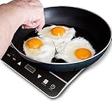 Induxpert 1800 Watt Portable and Lightweight Induction Cooktop Burner with Built-In Child Safety Lock