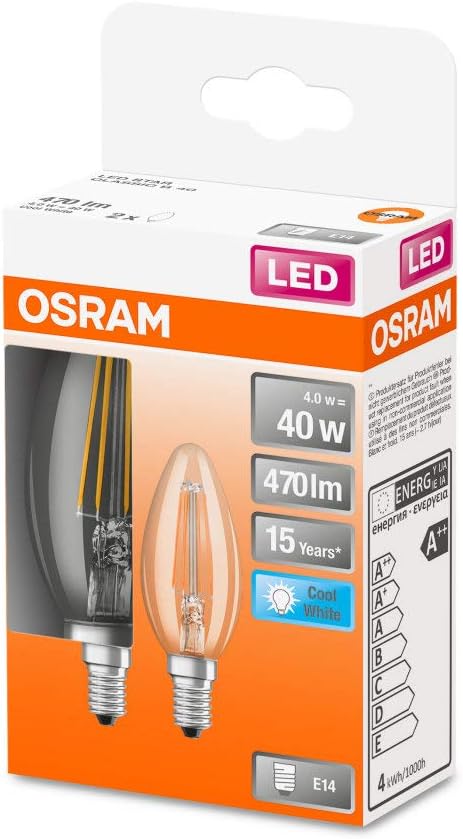 OSRAM LED lamp, Clear, 2 Count (Pack of 1) - Image 4