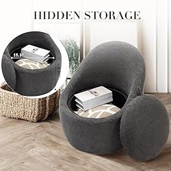 COLAMY Swivel Accent Chair Set of 2, 360° Swivel