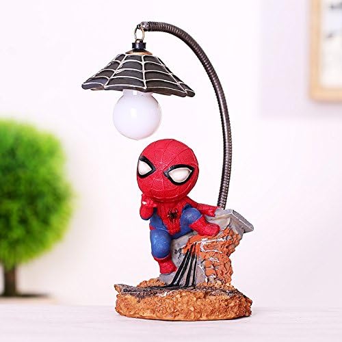 NEWNESS WORLD Spiderman Resin Ornament/Toys for Children/Home Decoration Birthday Gift/Super Hero Spiderman Mini Night Light,1pc,Pattern A