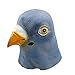 CreepyParty Novelty Halloween Costume Party Latex Birds Head Mask (Pigeon)