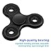Colovis Fidget Spinner Tri Hand Spinner Fidget Toy - Stress Reducer EDC Focus Toy for Kids & Adults - Relieves ADHD Anxiety and Boredom, Bearing with Long Spin Time (Black)
