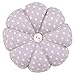 NEOVIVA Pincushions for Sewing with Wristband, Cute Wrist Pin Cushion for Daily Needlework, Style Pumpkin, Pack of 2, Polka Dots Lavender Fog