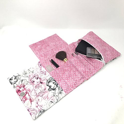 Princess Makeup Brush Roll, Makeup Brush Holder, Makeup Brush Bag Holder, Makeup Brush Bag, Makeup Bag with Brush Holder, Makeup Organizer, Disney