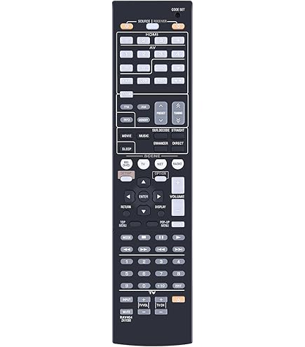 Replacement Remote Control Compatible for Yamaha RX-V367 RX-V371