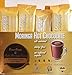 CocoRinga Moringa Hot Chocolate Keto Cacoa with Pre & Pro Biotics, Natural, Non Dairy, High Protein, High Fiber, Alkalizing Cocoa (10 sachets box)