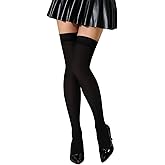 MANZI Opaque Thigh Highs Anti-Slip Over the Knee Thigh High Stockings for Women