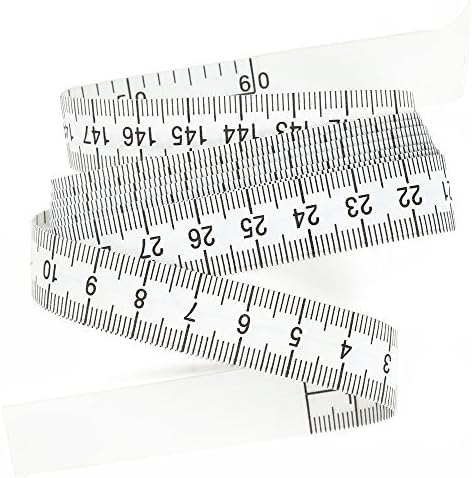 Set of 3 Wintape High Quality Anti-stretching Pe Flexible Ruler, Inch and Centimeter Tape Measure, Not Deformed White Tailoring Tool by Wintape Measuring Tape Company