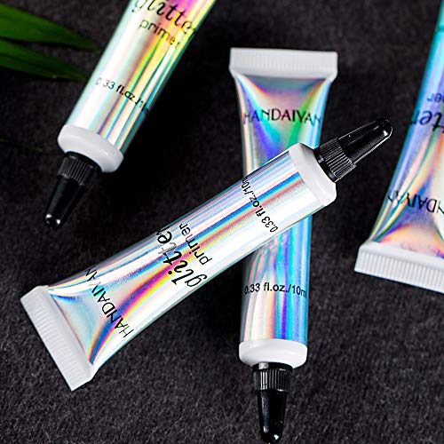 Aviat Foundation Makeup Primer- 10ml Shimmer Glitter Sequined Base For Eyeshadow Primer Natural Eyeshadow Cream Stops Shine, Smooths Skin,