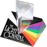 Constructive Playthings Light Crystal Prism, Rainbow Maker for Kids, Science Class, Ages 8+