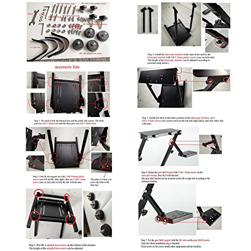 VEVOR G920 Racing Steering Wheel Stand Pro Shifter Mount Logitech G27