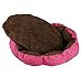 Sandistore Soft Fleece Pet Dog Puppy Cat Warm Bed House Plush Cozy Nest Mat Pad(Hot Pink)