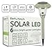 BefuTech Solar Lights Outdoor for Driveway and Garden Decoration - Outside Solar Lights at Sidewalk, Glass Stainless Steel Waterproof Rustproof Solar Powered Path Lights