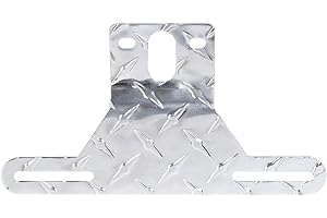 CZC AUTO Aluminum Trailer License Plate Light Bracket