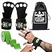 Crossfit Gloves for Girls and Men - Leather Hand Grips with Detachable Wrist Support for Pull Ups, Crossfit Training, WODs, Kettlebells & More - Gymnastics Hand Grips 3 Hole
