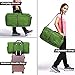 Gonex 60L Packable Travel Duffle Bag Foldable Duffel Bags for Luggage Gym Sports Camping Travelling Cycling Storage Shopping Water & Tear Resistant Green