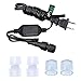 DELight 50ft RGBY 2 Wire LED Rope Light Indoor Outdoor Home Holiday Valentines Disco Restaurant Cafe Decoration