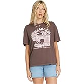 Billabong Womens Logo Relaxed Fit Short Sleeve Tee