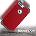 AOKER iPhone 7 Plus Case, Bumper Case Shock Absorbing Hard Hybrid Slim Thin Cute Cover [Scratch Proof] Plastic Shell + TPU Rubber Inner for iPhone 7 Plus 5.5 Inch (2016) (Red Grey)