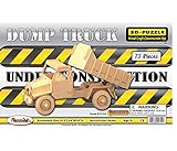 3-D Wooden Puzzle - Dump Truck -Affordable Gift for your Little One! Item #DCHI-WPZ-P026