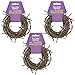 Halloween Haunters 35 Foot Length of Fake Rusted Barbed Barb Wire Garland Prop Decoration - Rusty Western Cowboy Safety Fence Theme Soft Touch Barbwire Rope Cord - 3 Pack 142