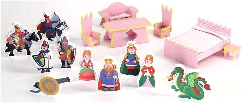 Best melissa and doug princess castle wooden dollhouse furniture