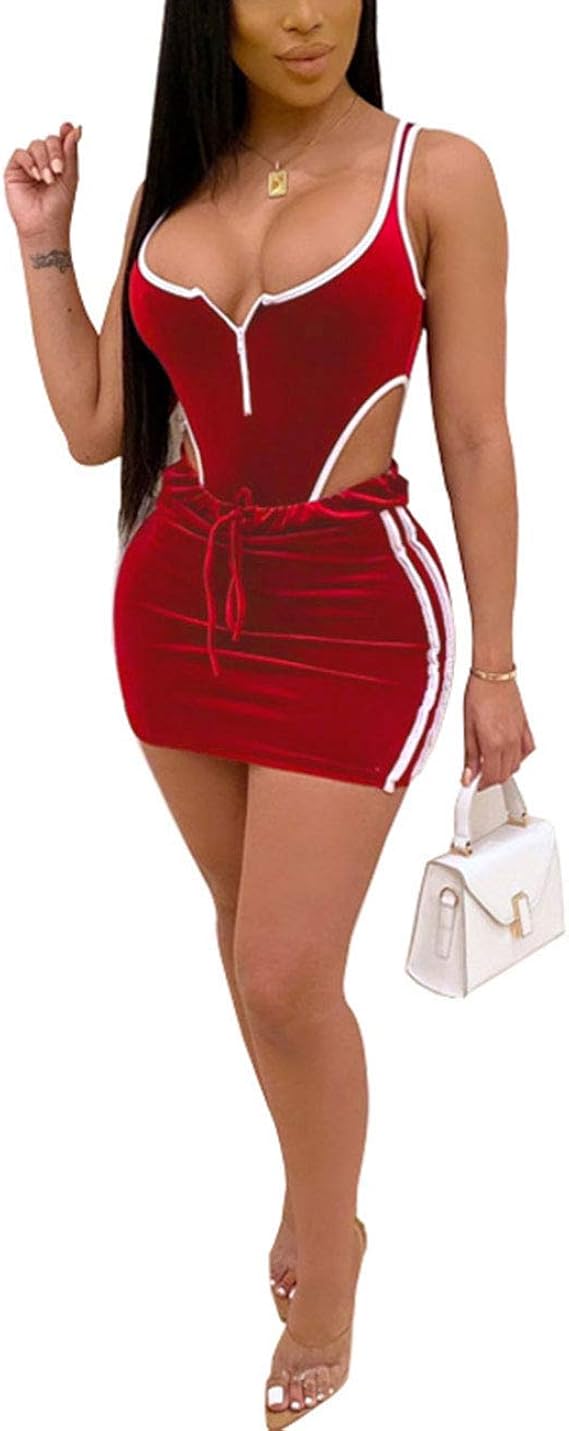 Velvet crop top and skirt set Clearance