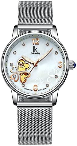 GOHUOS Women's Automatic Mechanical Fashion Elegant Leather Wrist Watches