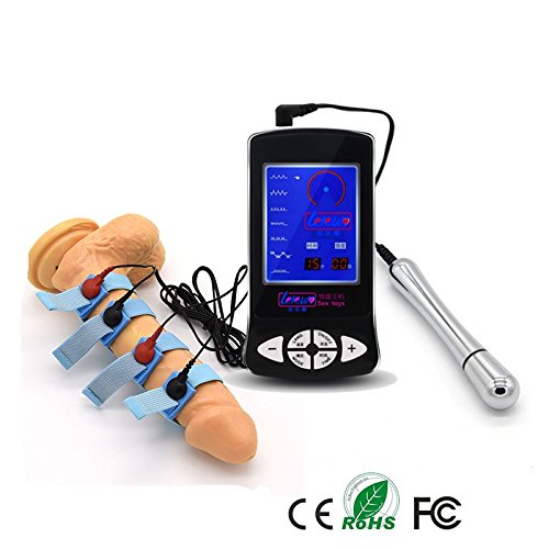 The Bondage Locker E Stim Anal Probe and Penis Rings Electro Sex Play Machine