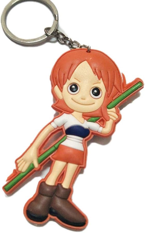 One Piece Keychain,PVC Keychains,keychains for kids,keychains for backpack.
