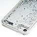iPod Touch 6 Case,iPod Touch 5 Case, Ranyi [Liquid Glitter Quicksand Series] Soft Transparent TPU Flowing Floating Liquid Bling Sparkling Case for Apple iPod Touch 5 6th Generation (Silver)