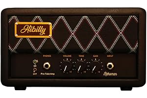 Hibilly 2024 Retroman Pre-Tube Guitar Amplifier Head -Compact and Powerful Amp for Professional Performances and Practice Ses