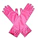 Yansion Princess Dress Up Party Costume Accessories Belle Gift Set for Princess Cosplay Tiara,Wand and Gloves(Pink)