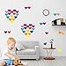 PARLAIM Wall Stickers for Bedroom Living Room, Wall Decals for Kids Boys and Girls (Colorful)